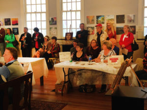 Foot by Foot opening at Seilers' Studio and Gallery and the awards ceremony.