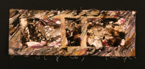 Untitled from the Solitude Series, asphalt and alkyd painting by Michael Seiler. These asphalt paintings by artist Michael Seiler are truly contemporary fine art at its best.