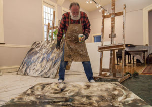 These asphalt paintings by artist Michael Seiler are truly contemporary fine art at its best. They are moderately priced for the art collector and art museums. Interior designers have alternatives for artwork that are contemplative and exciting.